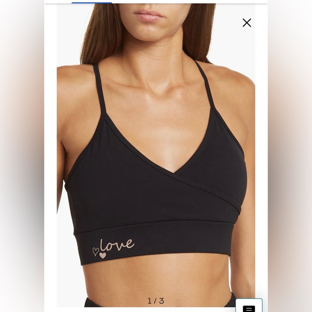 Electric Yoga Black Love Sports Bra